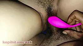Horny Asian babe orgasms squirting from hardcore dildo creampie pounding