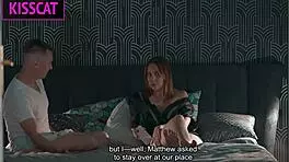 Hot Milf Gets Passionate Fuck Sharing Bed with Stepson in Intense Bedroom Action