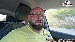 German milf Tyra rides user for outdoor anal date