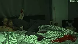 Tied up teen screams from hard homemade fucking