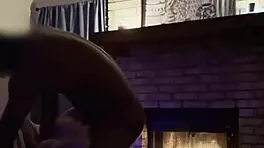 sloppy interracial pounding with wet pussy creampie and big moans 😩💦