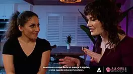 petite masseuse massages client thoroughly