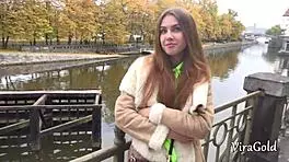 Watch this beauty suck cock deep till hot facial cumshot