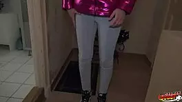 german scout belinda small tits first casting fuck 😈💦