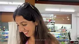 cumwalk after public supermarket facial blowjob 😍💦