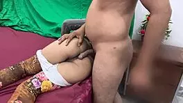 hot indian girl endures brutal painful anal quickie pounding