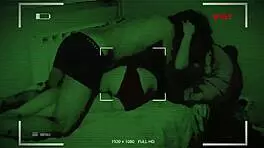 i catch beautiful young woman with boyfriend sneaking at night