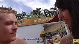 Hunt4k Hunter MEETS Beach Girl for WILD ANAL SEX!