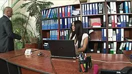 my heart races as monster cock ravages me at work