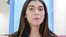 College Brunette Recalls Her First Sexual Adventure Vividly