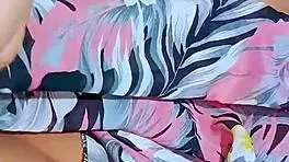 pretty office girl fingers wet pink pussy to orgasm in bathroom hideaway