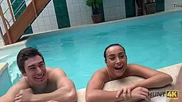 Hunt4k. Hottie Cheats on Boyfriend for Quick Cash Fingering