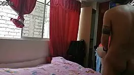 watch this young stud pound the rich latina cougar hard