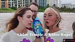 Chloe Temple Khloe Kapri Share Double Vaginal Creampies
