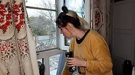 Asian beauty lights up a cigarette in intriguing fetish moment