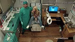 hope harper faces brutal lesbian torment in fetish clinic