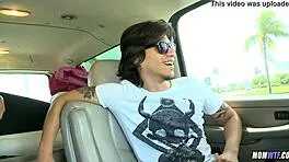 Cougar Milf Devours Cock In SUV Backseat