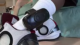 cute brunette teen slurps bbc before ass cumshot