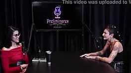 sheer red lingerie tempts as latina redhead strips for outdoor bdsm swingers casting