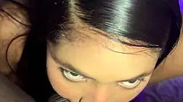 i devour stepsis boyfriend's monster cock while amateur couple watches