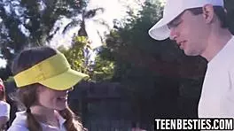 big tits besties wanna foursome pov fuck us after pussy lick and 69