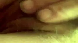 petite girlfriend spreads hairy pussy wide for cash play