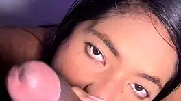 i devour stepsis boyfriend's monster cock while amateur couple watches