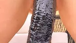 Lenushka doll endures ultimate toy challenge with dildos and moans