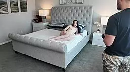 brunette teen slut craves off camera creampie riding