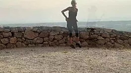 we cum together super fast in risky outdoor fuck