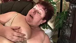 Obese Redhead Milf Takes Intense Facial Cumshot