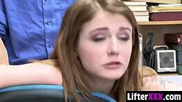 Rosalyn Sphinx Hidden Clothes Ripped for Office Fuck