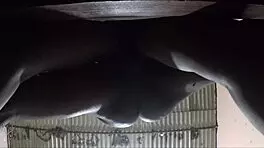 Pussy flooded with thick milk creampie homemade