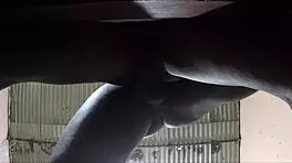 Pussy flooded with thick milk creampie homemade