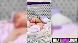 stepmom grabs big cock hungrily