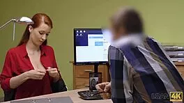 Redhead begs for quick loan