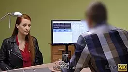 Redhead begs for quick loan