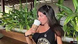 heart racing public toilet blowjob leads to cumwalk thrill