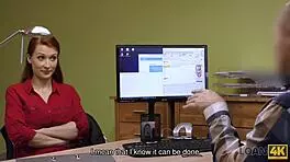 Redhead begs for quick loan