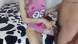 horny latina teen masturbates shaved pussy teasing solo orgasm