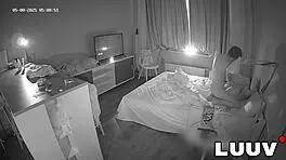 Young couple's passionate missionary at 5am in bed feels so intimate