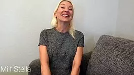 loser cuffed gives footjob to milf stella huge tits free