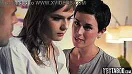 hey my kinky boss made me fuck her huge dick husband right in the office