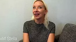 loser cuffed gives footjob to milf stella huge tits free