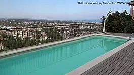 babe squirting hard in the pool can't wait for the full splash 🔥