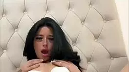 horny american college coed girlfriend squirts on webcam toys pov