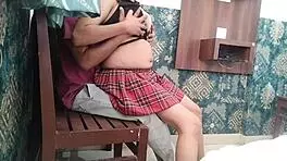 i seduce hot indian schoolgirl in her tight new uniform