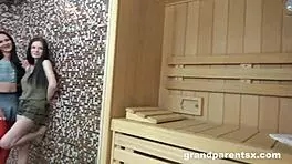 granny mature stockings handjob blowjob cumshot grandpa foursome fuck fest