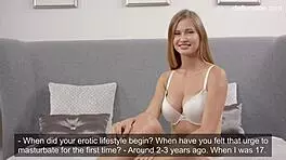 Christy Tokareva blonde virgin big tits pussy tease