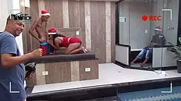 backstage natal scene with rubens badaro wallif santos gets wild